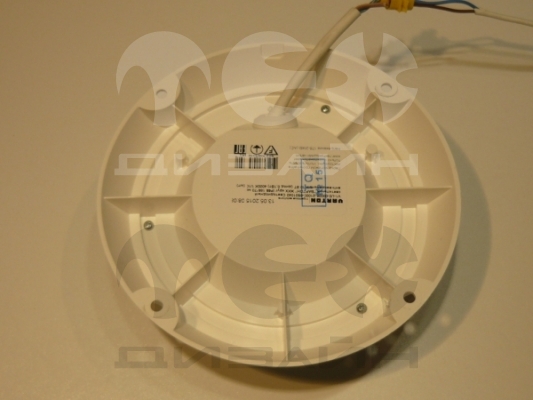 Светодиодный светильник "ВАРТОН" ЖКХ круг IP65 185*70 мм антивандальный 10 ВТ (диод 0,1Вт) 4000К