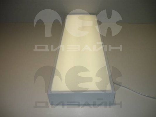 Светодиодный светильник "ВАРТОН" офисный накладной 595*180*50мм 18 ВТ 4000К