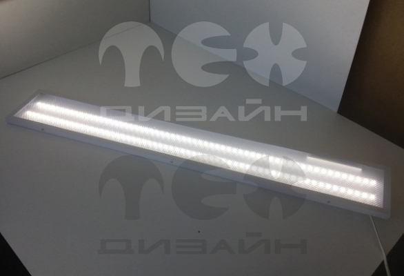 Светодиодный светильник для офиса SPO-7-48-6K-P 1200x180x19 48Вт 4200Лм 6500К призма
