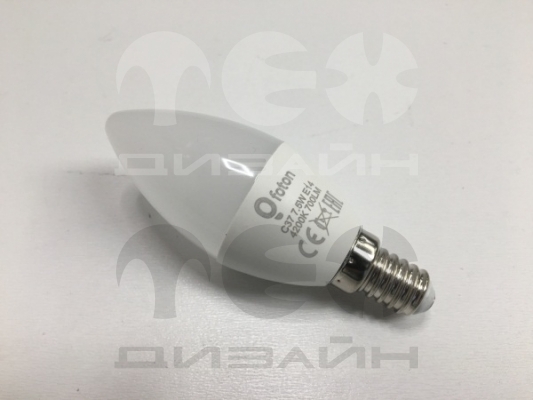 Светодиодная лампа FL-LED C37 5.5W E14 6400К