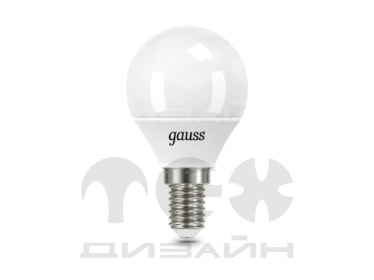   Gauss LED  E14 6.5W 550lm 6500K