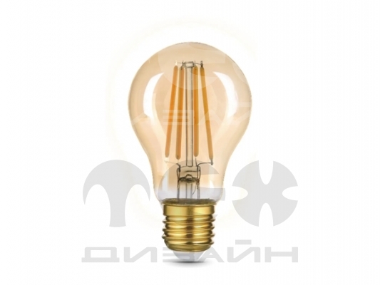   Gauss Filament A60 10W 820lm 2400K E27 golden LED