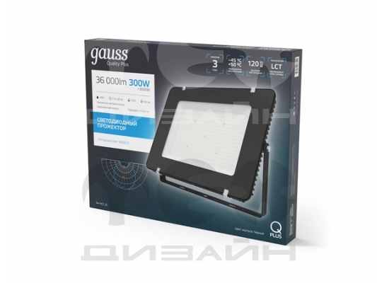   Gauss Qplus 300W 36000lm IP65 6500 