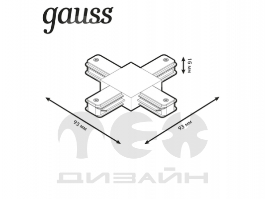  Gauss    (+) 