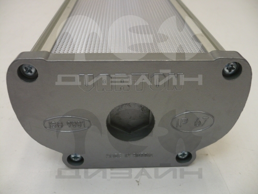 Светодиодный светильник VARTON Айрон пром для агрессивных сред 1215х109х66 мм класс защиты IP67 с поликарбонатным рассеивателем микропризма 54 ВТ 4000 K