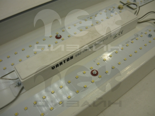 Светодиодный светильник VARTON E270 для образовательных учреждений встраиваемый/накладной 1195х180х50 мм 36 ВТ 3950К
