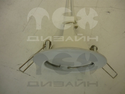 Светильник Gauss Metal CA001 Круг, белый, MR16 GU5.3 7W 4100K 220V